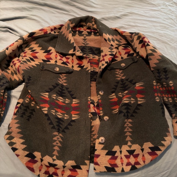 Jackets & Coats | Patterned Womens Shacket | Poshmark